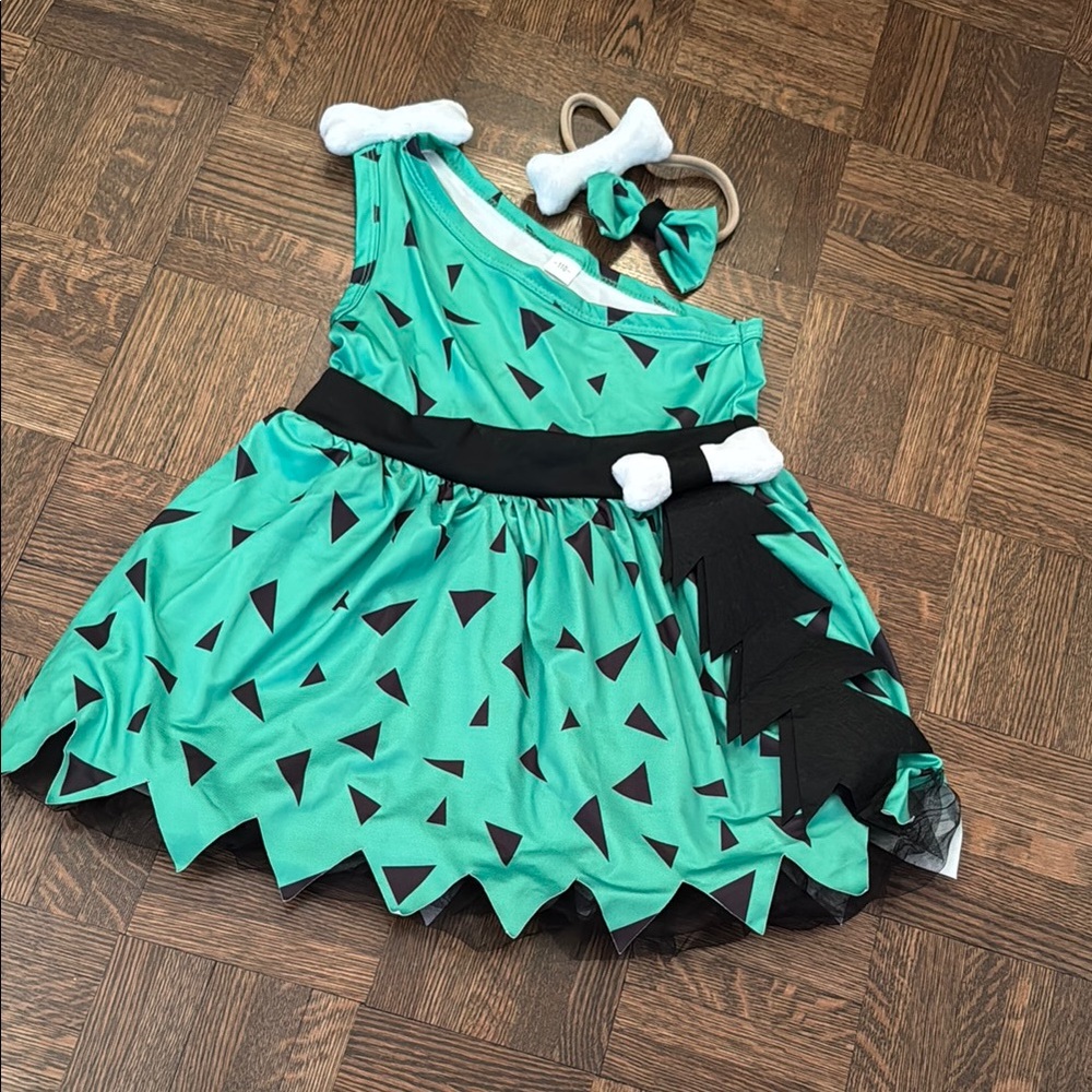 Pebbles Flintstones Halloween Costume size 18 months